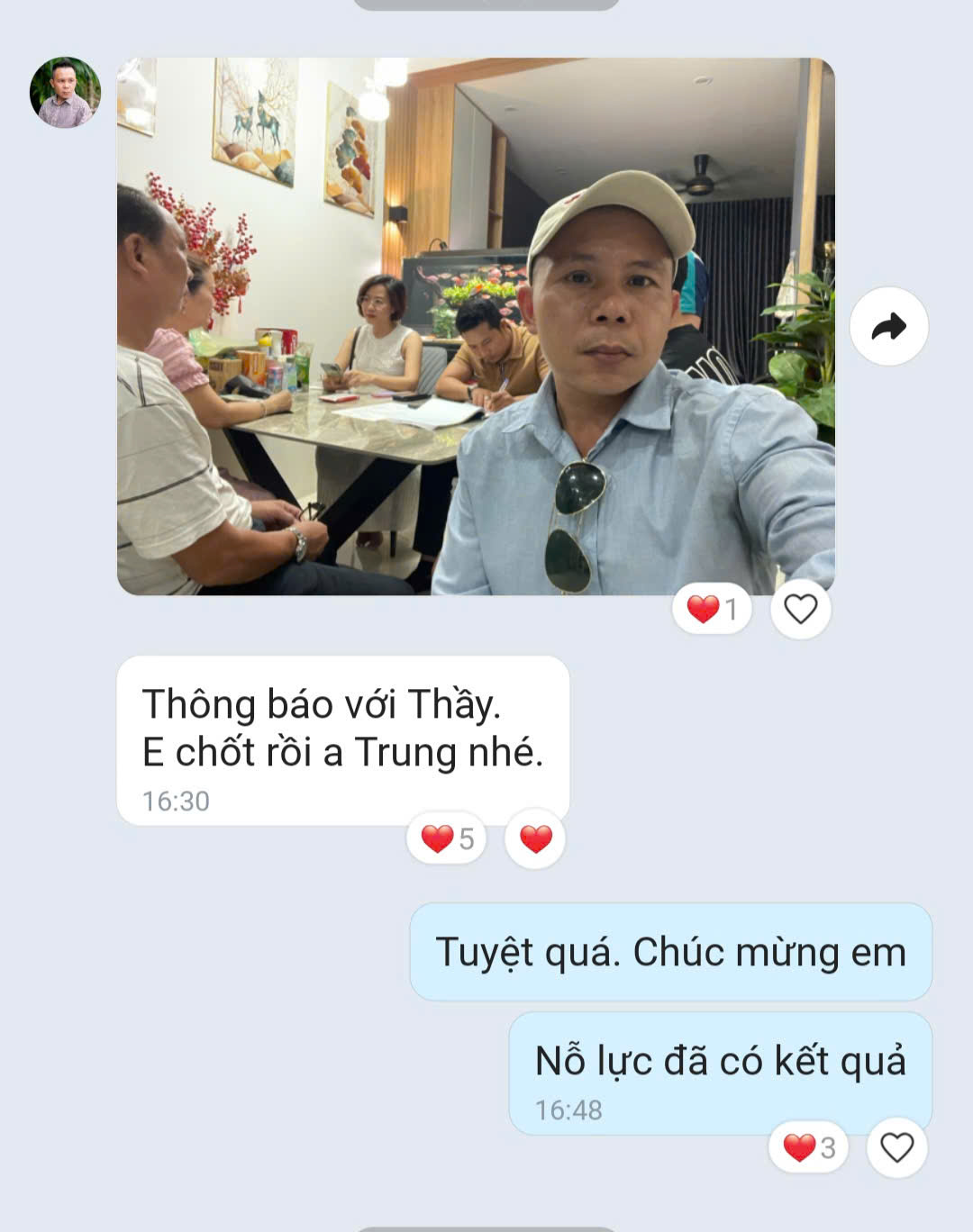 Cảm nhận học viên — Học viên chốt deal triệu đô